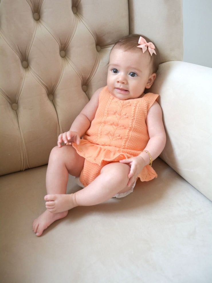 Stella romper dress orange